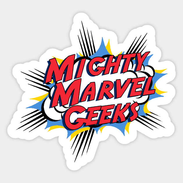 Mighty Marvel Geeks Sticker by WBGMike